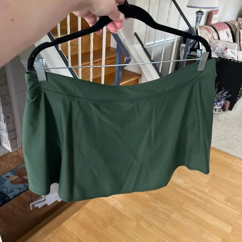 Kona‎ Sol green swim skirt size XL